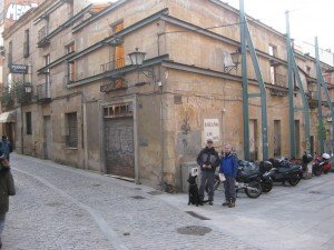 Pension van Paulien en Rob in Salamanca, met steunberen