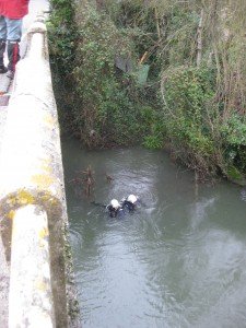  Divers from the fire looking at us? 