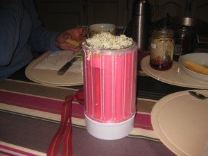 Boterpers zonder Con. Net groeiend gras.