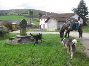 A crossroads of pilgrim routes