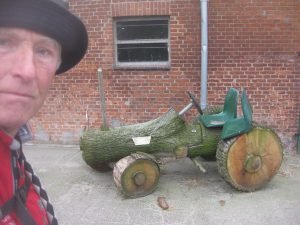 Traditionalntractor? At a farm