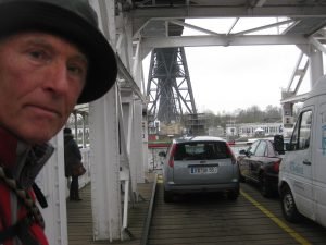 On the ferry