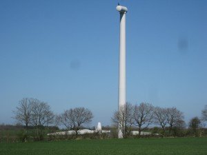 Overal waarschuwing voor klap met de molenwiek. Is hier wiek neergedonderd?