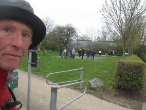 Zelfs hier jeu de boules. Overal is het leefbaar, blijkbaar