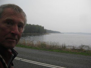 Van tijd tot tijd komt de Oostzee in zicht. Gisteren zelfs een watersurfer