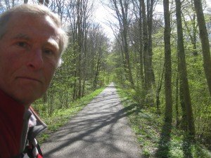 Mooie route over oude trambaan