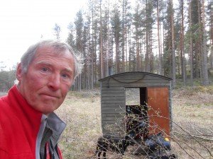 Pauze in oude skigondel