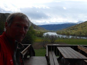 Middagpauze, uitzicht van Varphaugengard camping