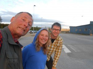 Onze taxichauffeur Linda in Mo I Rana