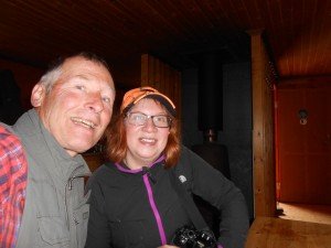 Met samenradio- interviewster Mariek Blind, net als de voetballer Blind